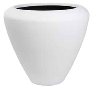Florence virágváza 40 cm fehér – elegáns dekoráció - Fehér - 31 - 50 cm