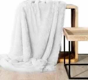 Tiffany szőrme hatású takaró Fehér 170x210 cm