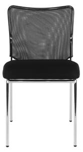 Irodai szék, fekete|króm, ALTAN