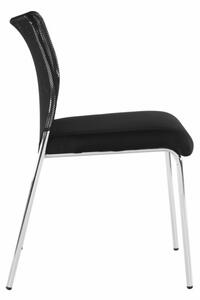 Irodai szék, fekete|króm, ALTAN
