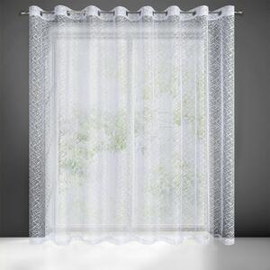 Amanda hálós szerkezetű kész csipke függöny Fehér 400x250 cm