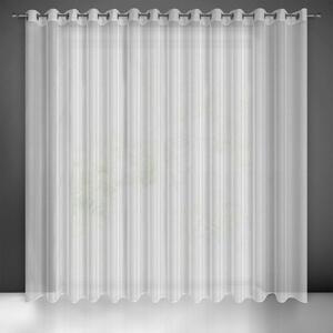 Loara mintás dekor függöny Fehér/ezüst 300x250 cm