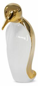Rina kerámia figura Fehér/arany 16x16x29 cm