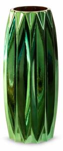 Negro üveg váza Zöld 12x12x30 cm