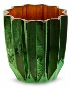 Negro üveg gyertyatartó Zöld 10x10x10 cm