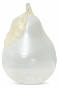 Gabi üveg figura Fehér/arany 11x11x15 cm