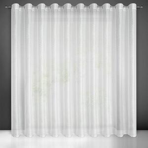 Sibel mintás dekor függöny Fehér/ezüst 300x250 cm