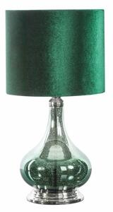 Gaby asztali lámpa bársony búrával Sötétzöld 32x32x61 cm
