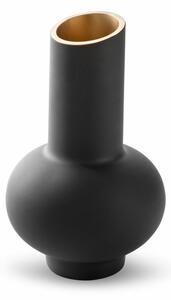 Peonia5 üveg váza Fekete 18x30 cm