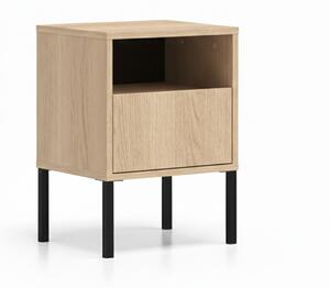 Harmona éjjeliszekrény 40 cm fiókkal - lindberg tölgy