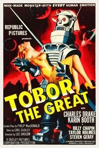 Festmény reprodukció Tobor the Great / Robot (Retro Movie), (26.7 x 40 cm)