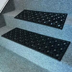 HOME ELEMENTS Diamond gumi lépcsszőnyeg,25 x 75 cm