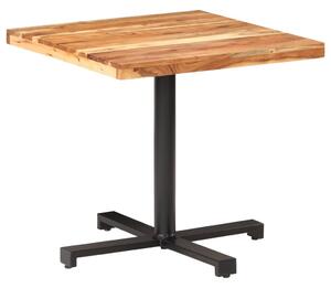 VidaXL négyszögű tömör akácfa bisztróasztal 80 x 80 x 75 cm