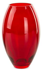 Nikola2 üveg váza Piros 15x27 cm