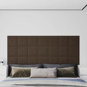 VidaXL 12 db barna műbőr fali panel 30 x 30 cm 1,08 m²