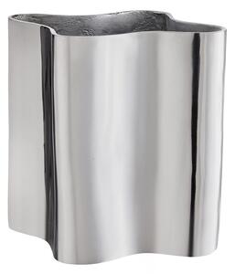 CHROME alumínium váza 20 cm