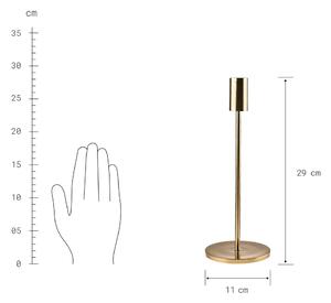 HIGHLIGHT gyertyatartó arany, 29 cm magas