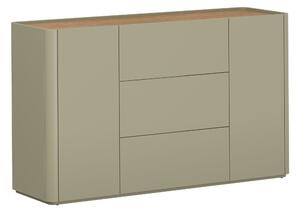 Elivo komód 150 cm fiókokkal - eukaliptusz / baltic dune tölgy