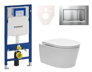 Fali WC szett Geberit előtétfalas szereléshez + SAT Brevis WC SIKOGES3W7