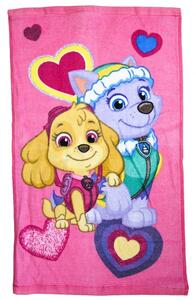 Gyermek törölköző PAW PATROL rózsaszín 30x50cm Setino