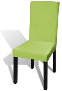 VidaXL 6 db zöld szabott nyújtható székszoknya