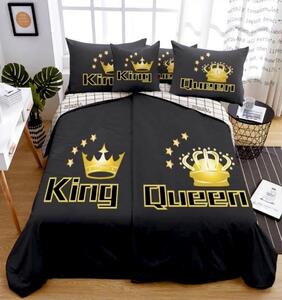 6 db Polipamut ágyneműhuzat King gold 200x140cm+90x70cm TiaHome