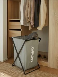 Sinsay - Feliratos szennyeskosár LAUNDRY - sötétszürke