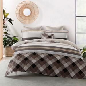 3 részes flanel ágyneműhuzat polipamut Aron 200x140cm+90x70cm TiaHome