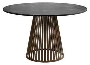 Asztal Prudentia, 76cm, Barna, Fekete