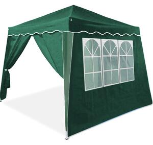 CAPRI 3 x 3 m party sátor / pavilon - 4 oldalfallal együtt zöld