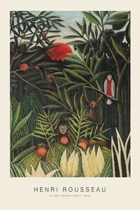 Festmény reprodukció In The Virgin Forest (Special Edition) - Henri Rousseau, (26.7 x 40 cm)