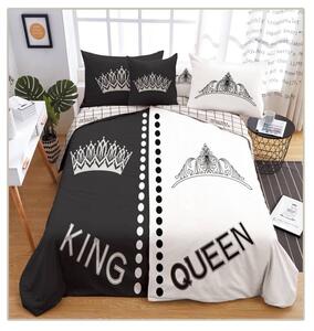6 db polycotton King ágyneműhuzat 200x140cm+90x70cm TiaHome