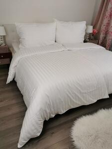 Fehér damaszt lapok TiaHome - 1x Párna 90x70cm, 1x Paplan 140x200cm