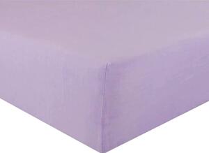 Jersey világoslila lepedő TiaHome - 200x200cm