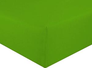 Jersey zöld kiwi lepedő TiaHome - 70x140cm