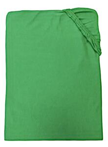 Jersey zöld kiwi lepedő TiaHome - 70x140cm