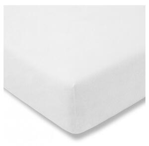 Jersey fehér lepedő TiaHome - 200x200cm