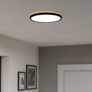 Eglo Eglo 901438-LED Fürdőszobai mennyezeti lámpa ROVITO 13,9W/230V átm. 30cm IP44 fekete EG901438