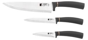 Bergner BG-39862-CP Rozsdamentes acél kés szett, 3 részes