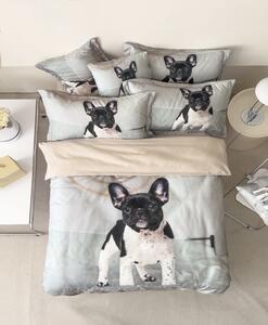3 részes lepedők Polycotton French Bulldog 200x140cm+90x70cm TiaHome