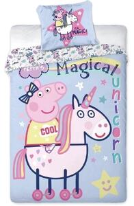 Lepedők Disney Peppa Pig rózsaszín 140x200cm+90x70cm Faro