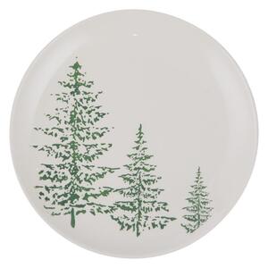 WINTER JOY porcelán tányér fenyőkák 20cm
