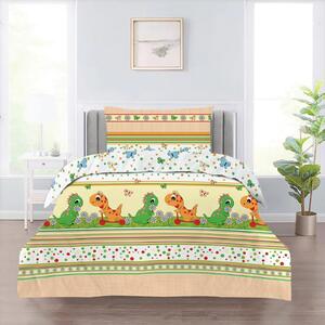 Dino TiaHome pamut lepedők - Detský set 130x90cm + 65x45cm