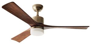 Mennyezeti ventilátor világítással ARUWIMI Távirányítóval LED Bronz