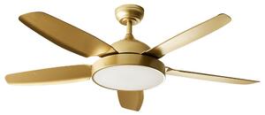 Mennyezeti ventilátor világítással GOSHAABA Távirányítóval LED Bronz