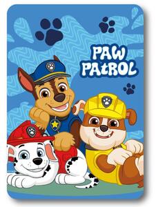 Gyermek takaró Fleece Paw Patrol kék 140x100cm Faro