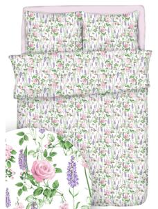 Krepp lapok Lavender TiaHome - 1x Párna 90x70cm, 1x Paplan 140x200cm