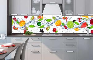 Konyhai fotótapéta - gyümölcs 260 x 60 cm