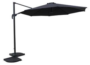 Szürke napernyő 300x300 cm Deluxe – Garden Pleasure