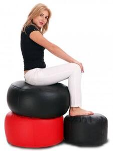 Babzsák Classic S fekete 75L öko-bőr TiaHome